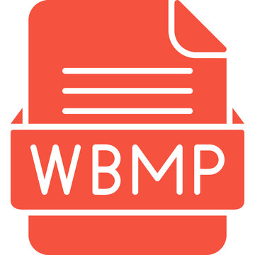 WBMP File Format Vector Icon Design