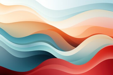 Abstract waves in soft colors create a serene and dynamic visual experience.