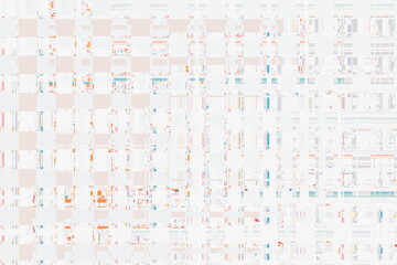 Illustration Fictitious Variation Fake Parts Plan a Puzzle of Missing Detailed Sections.