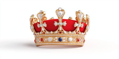 Stock image - Crown isolated on transparent background