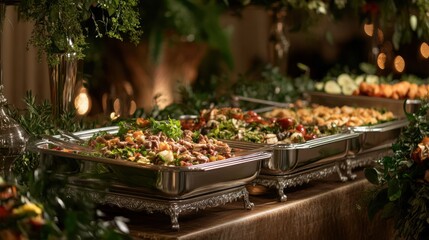 The Elegant Food Buffet