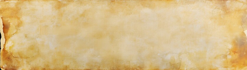 Obraz premium Aged and Torn Paper Background with Yellow and Brown Tones