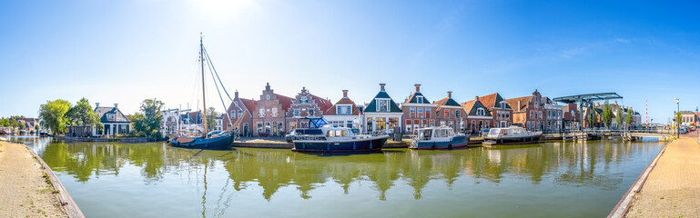 Fototapeta premium Altstadt, Makkum, Niederlande 