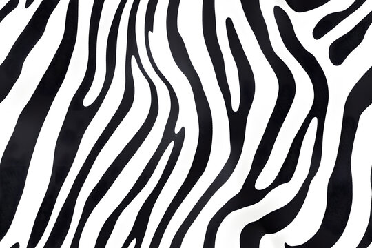 Realistic fur zebra seamless pattern