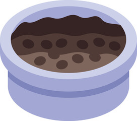 Small cup containing boba tea topping showing delicious tapioca pearls