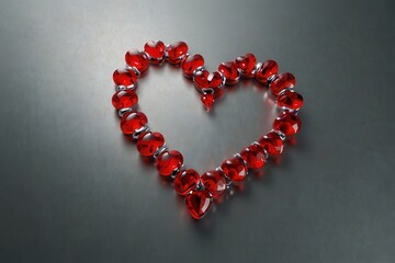 Obraz premium heart, love, valentine, wood, shape, symbol, decoration, romance, wooden, day, card, red, romantic, gift, texture, valentines day, vintage, holiday, hearts, celebration, concept, string, valentines, v