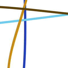 Abstract Colorful Lines Graphic Design