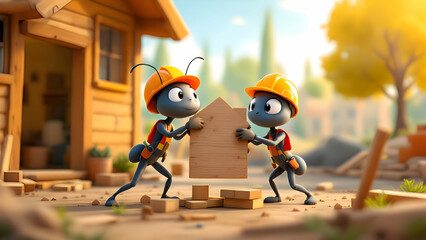 Ant Team Animation Under Construction