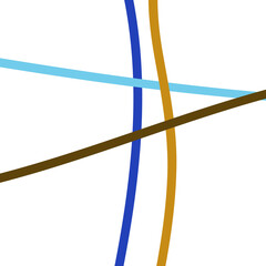 Abstract Colorful Lines Graphic Design
