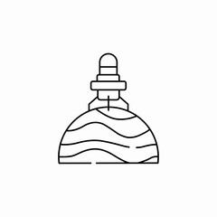 mars landing spaceship icon sign vector