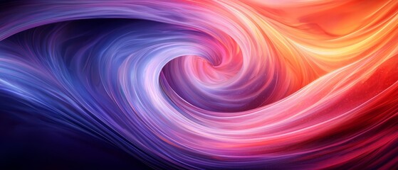Obraz premium A colorful abstract background with a spiral design