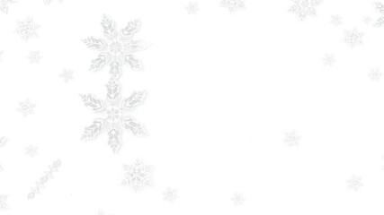 Delicate snowflake pattern on white background with intricate details and crystal formations, icy, delicate, winter pattern