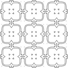 Abstract shapes from lines. Vector graphics for design, prints, decoration, cover, textile, digital wallpaper, web background, wrapping paper, clothing, fabric, packaging, cards.Line pattern.