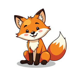 A Cute Fox Vector Illustration