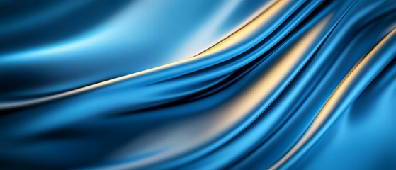 Fototapeta premium A close up of a blue and gold background