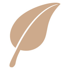 Brown Beautiful Leaf Eco Spring Summer Cool Nature Plant Gardening Gardener Garden Green Thumb Hobby Nature Lover Floral Botany Growth Organic Life Botanical T-Shirt Sticker Print Illustration