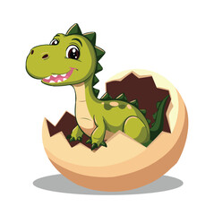 A Dinosaur Vector Illustration