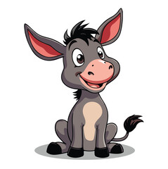 A Donkey Vector Illustration