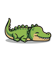 A Crocodile Vector Illustration