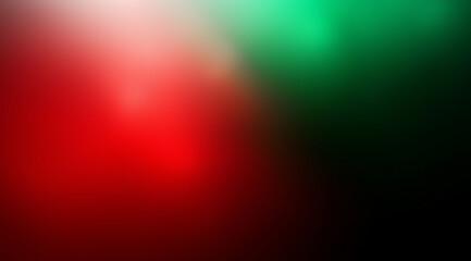Obraz premium Blurred background with red and green gradient, light sky blue color, mobile wallpaper, flat design, minimalistic, realistic. 