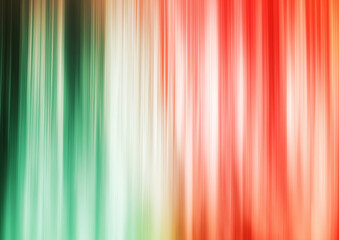 Obraz premium Blurred background with red and green gradient, light sky blue color, mobile wallpaper, flat design, minimalistic, realistic. 
