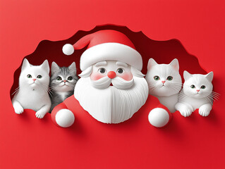 Fototapeta premium christmas greeting card