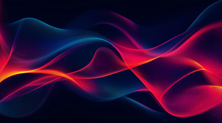 A glowing red and purple flame, background image, abstract composition, dark blue tone, high saturation, macro lens, strong contrast between light and shadow, fluid motion of flames.