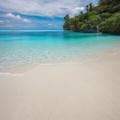 Fototapeta premium The sun, sand, and sea: paradise on earth.