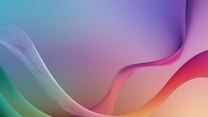Fototapeta premium Abstract colorful mesh gradient background. Generative Ai.