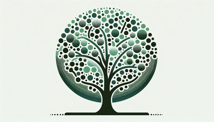 Abstract Patterned Tree