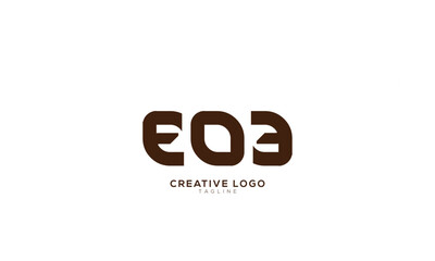 Abstract initial monogram letter alphabet logo design