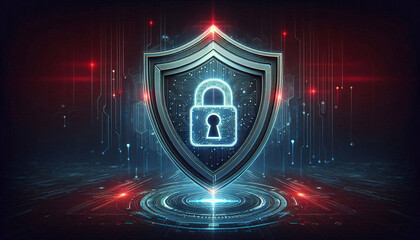 Fototapeta premium Cybersecurity Protection Concept