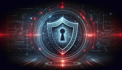 Fototapeta premium Shielded Security and Circuit Board