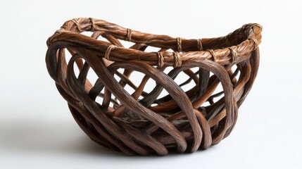 Traditional Basketry Artwork for Home Decor Generative AI