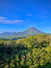 Lush Green Volcano In Costa Rica