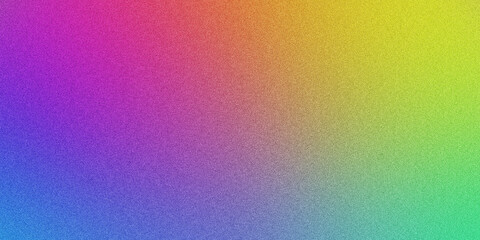 Vibrant grainy gradient background blending rainbow colors