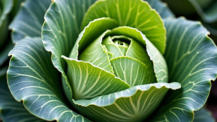 Obraz premium head of cabbage