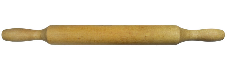 Wooden Rolling Pin Isolated on transparent background