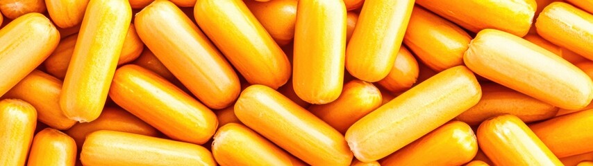 Delicious freshly baked breadsticks forming an appealing pattern