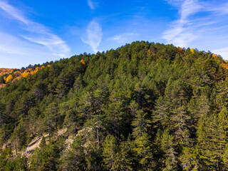 Aerial view of Yenice, Karabuk Turkey