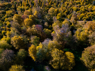 Aerial view of Yenice, Karabuk Turkey