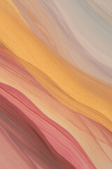 Art Oil and Acrylic wave line brushstroke smear blot painting. Abstract marble texture color stain...