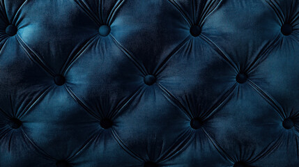 Naklejka premium A blue velvet couch with a star pattern