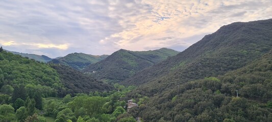 Paysage de la vallée Borgne (parc national des Cévennes) © Arnaud