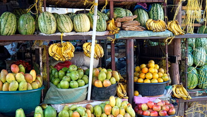 fresh fruits from a local farmes market
