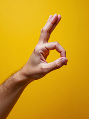 Naklejka premium Hand Showing 