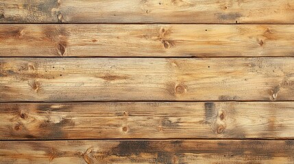 Naklejka premium Old brown rustic light bright wooden texture - wood background panorama banner long