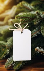 Christmas holiday background - decoration. New year pine. Top view. Place for text.
