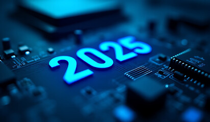 blue glow marks electronic circuit board components identification purposes