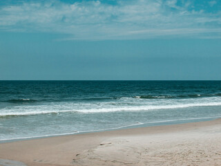 A beautiful beach landscape in Santa Catarina State, South of Brazil